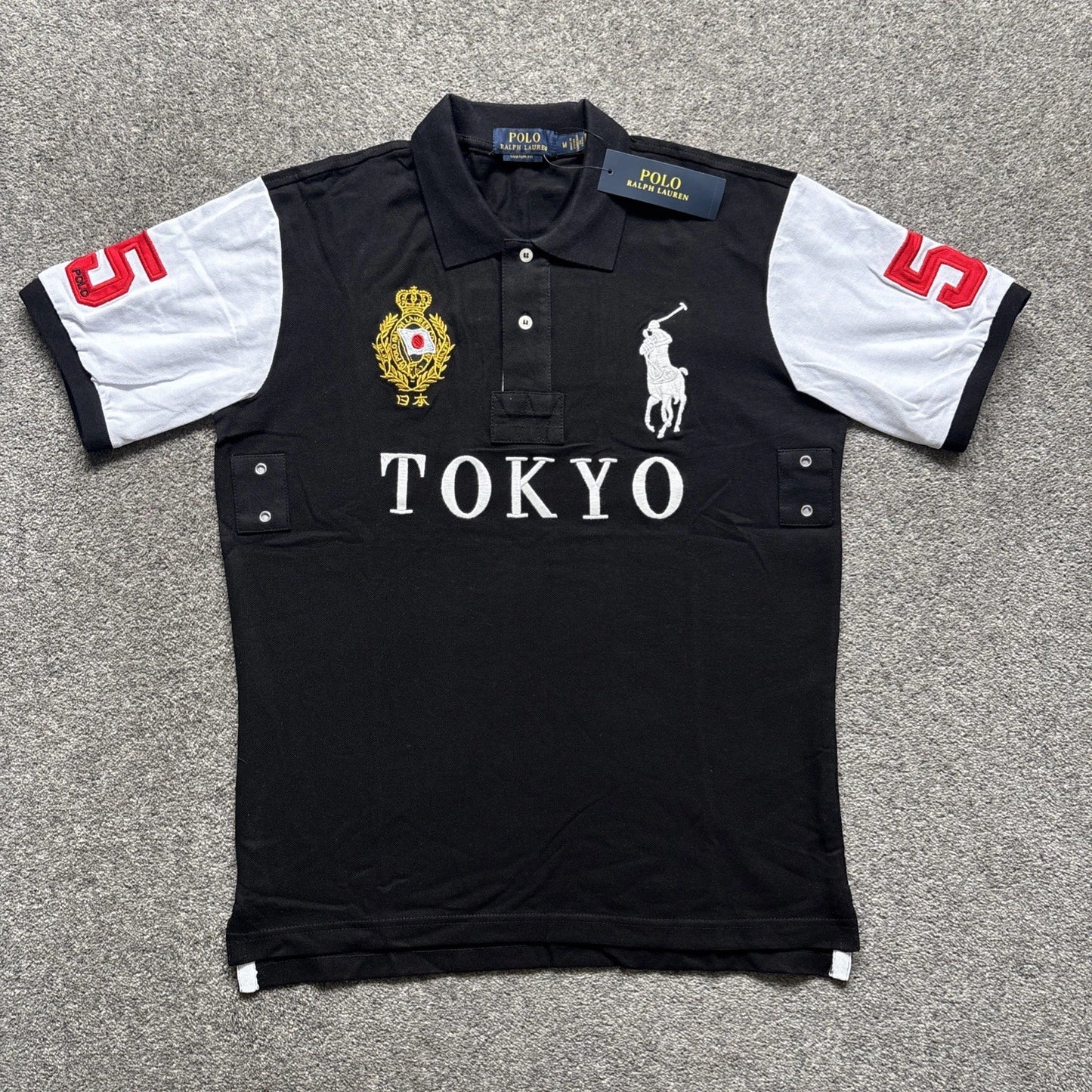 Chief Keef Ralph Lauren Tokyo Polo Shirt - Size Medium